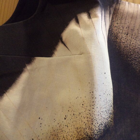 COS Bralette Mid-Drift Great Colors - Linen/Lyocell Zip Back - Size 12 NWT $120 - Picture 5 of 8